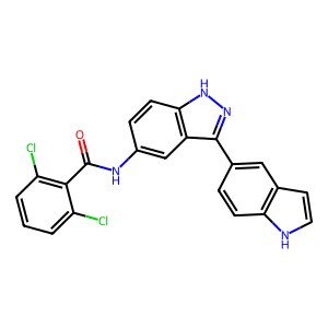 N-(3-(1H-Indol-5-Yl)-1H-Indazol-5-Yl)-2,6-Dichlorobenzamide