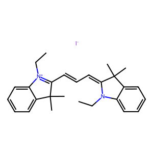 1-Ethyl-2-(3-(1-Ethyl-3,3-Dimethylindolin-2-Ylidene)Prop-1-En-1-Yl)-3,3-Dimethyl-3H-Indol-1-Ium Io…