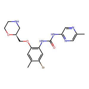 (S)-1-(5-Bromo-4-Methyl-2-(Morpholin-2-Ylmethoxy)Phenyl)-3-(5-Methylpyrazin-2-Yl)Urea