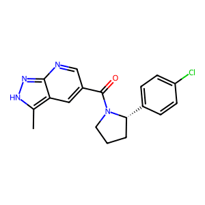 (S)-(2-(4-Chlorophenyl)Pyrrolidin-1-Yl)(3-Methyl-1H-Pyrazolo[3,4-B]Pyridin-5-Yl)Methanone