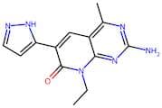 2-Amino-8-Ethyl-4-Methyl-6-(1H-Pyrazol-3-Yl)Pyrido[2,3-D]Pyrimidin-7(8H)-One