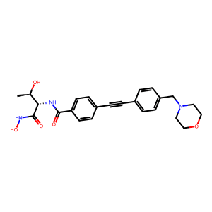 N-((2S,3R)-3-Hydroxy-1-(Hydroxyamino)-1-Oxobutan-2-Yl)-4-((4-(Morpholinomethyl)Phenyl)Ethynyl)Benz…