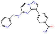 4-(5-((Pyridin-3-Ylmethyl)Amino)Pyrazolo[1,5-A]Pyrimidin-3-Yl)Benzamide