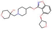 4-[[4-[[4-[(3R)-Oxolan-3-Yl]Oxy-1,2-Benzoxazol-3-Yl]Oxymethyl]Piperidin-1-Yl]Methyl]Oxan-4-Ol