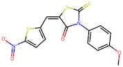 3-(4-Methoxyphenyl)-5-((5-Nitrothiophen-2-Yl)Methylene)-2-Thioxothiazolidin-4-One