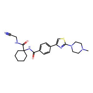 N-(1-((Cyanomethyl)Carbamoyl)Cyclohexyl)-4-(2-(4-Methylpiperazin-1-Yl)Thiazol-4-Yl)Benzamide