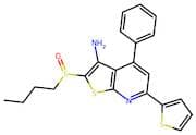 2-(Butane-1-Sulfinyl)-4-Phenyl-6-Thiophen-2-Yl-Thieno[2,3-B]Pyridin-3-Ylamine