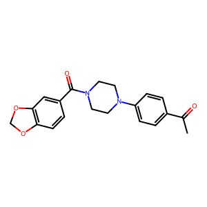 1-(4-(4-(Benzo[D][1,3]Dioxole-5-Carbonyl)Piperazin-1-Yl)Phenyl)Ethanone