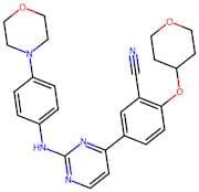 5-(2-((4-Morpholinophenyl)Amino)Pyrimidin-4-Yl)-2-((Tetrahydro-2H-Pyran-4-Yl)Oxy)Benzonitrile