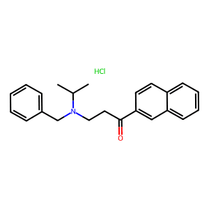 3-[Benzyl(Propan-2-Yl)Amino]-1-Naphthalen-2-Ylpropan-1-One Hydrochloride