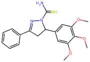 3-Phenyl-5-(3,4,5-Trimethoxyphenyl)-4,5-Dihydro-1H-Pyrazole-1-Carbothioamide