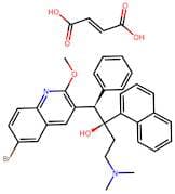 (1R,2S)-1-(6-Bromo-2-Methoxyquinolin-3-Yl)-4-(Dimethylamino)-2-(Naphthalen-1-Yl)-1-Phenylbutan-2-O…