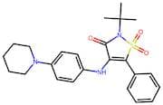 2-(Tert-Butyl)-5-Phenyl-4-((4-(Piperidin-1-Yl)Phenyl)Amino)Isothiazol-3(2H)-One 1,1-Dioxide