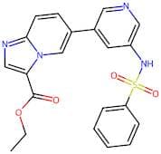 Ethyl 6-(5-(Phenylsulfonamido)Pyridin-3-Yl)Imidazo[1,2-A]Pyridine-3-Carboxylate