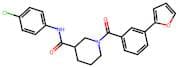 N-(4-Chlorophenyl)-1-[3-(2-Furanyl)Benzoyl]-3-Piperidinecarboxamide