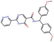 N-[Bis(4-Methoxyphenyl)Methyl]-4-Hydroxy-2-Pyridazin-3-ylpyrimidine-5-Carboxamide