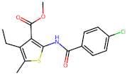 Methyl 2-(4-Chlorobenzamido)-4-Ethyl-5-Methylthiophene-3-Carboxylate