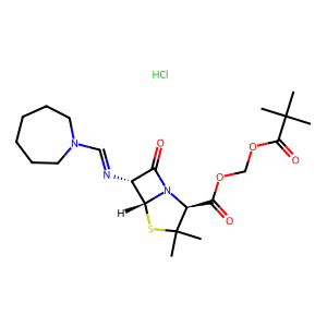 (Pivaloyloxy)Methyl (2S,5R,6R)-6-((Azepan-1-Ylmethylene)Amino)-3,3-Dimethyl-7-Oxo-4-Thia-1-Azabicy…