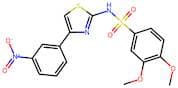 3,4-Dimethoxy-N-(4-(3-Nitrophenyl)Thiazol-2-yl)Benzenesulfonamide
