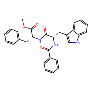 Methyl Benzoyl-L-Tryptophyl-D-Phenylalaninate
