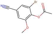 2-Bromo-4-Cyano-6-Methoxyphenyl Acetate