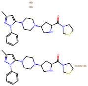 Bis(((2S,4S)-4-(4-(3-Methyl-1-Phenyl-1H-Pyrazol-5-Yl)Piperazin-1-Yl)Pyrrolidin-2-Yl)(Thiazolidin-3…