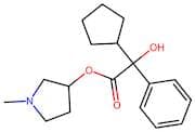 1-Methylpyrrolidin-3-Yl 2-Cyclopentyl-2-Hydroxy-2-Phenylacetate