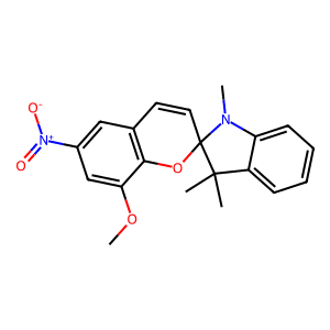 1',3'-Dihydro-8-Methoxy-1',3',3'-Trimethyl-6-Nitrospiro[2H-1-Benzopyran-2,2'-(2H)-Indole]