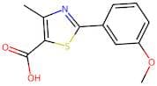 2-(3-Methoxyphenyl)-4-Methyl-1,3-Thiazole-5-Carboxylic Acid
