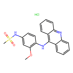 N-(4-(Acridin-9-Ylamino)-3-Methoxyphenyl)Methanesulfonamide Hydrochloride