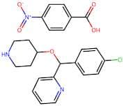 2-((4-Chlorophenyl)(Piperidin-4-Yloxy)-Methyl)Pyridine 4-Nitrobenzoate
