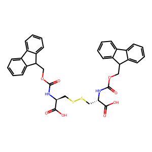 (2R,2'R)-3,3'-Disulfanediylbis(2-((((9H-Fluoren-9-Yl)Methoxy)Carbonyl)Amino)Propanoic Acid)