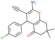 2-Amino-4-(4-chlorophenyl)-7,7-dimethyl-5-oxo-4,6,7,8-tetrahydro-2H-chromene-3-carbonitrile
