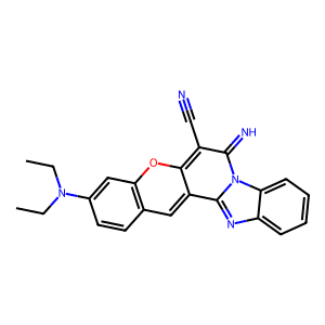3-(Diethylamino)-7-Imino-7H-Benzo[4,5]Imidazo[1,2-A]Chromeno[3,2-C]Pyridine-6-Carbonitrile