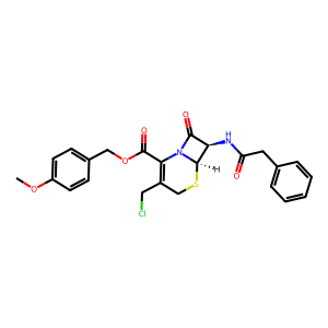 4-Methoxybenzyl3-chloromethyl-7-(2-phenylacetamido)-3-cephem-4-carboxylate