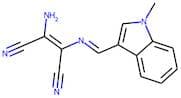 2-amino-1-[1-aza-2-(1-methylindol-3-yl)vinyl]ethene-1,2-dicarbonitrile