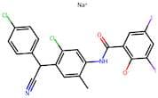 N-(5-Chloro-4-((4-Chlorophenyl)(Cyano)Methyl)-2-Methylphenyl)-2-Hydroxy-3,5-Diiodobenzamide, Sodiu…
