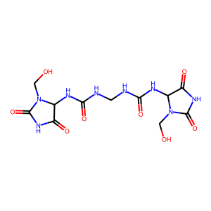1,1'-Methylenebis(3-(3-(Hydroxymethyl)-2,5-Dioxoimidazolidin-4-Yl)Urea)
