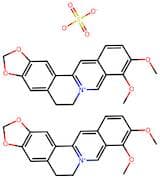 9,10-Dimethoxy-5,6-dihydro-[1,3]dioxolo[4,5-g]isoquinolino[3,2-a]isoquinolin-7-ium sulfate(2:1)
