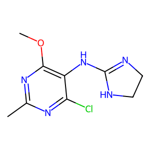 4-Chloro-N-(4,5-Dihydro-1H-Imidazol-2-Yl)-6-Methoxy-2-Methylpyrimidin-5-Amine