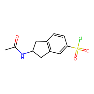 2-ACetamido-2,3-dihydro-1h-indene-5-sulfonyl chloride