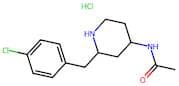 N-((2R,4S)-2-(4-chlorobenzyl)piperidin-4-yl)acetamide hydrochloride