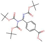 Benzoic acid, 4-[[bis[(1,1-dimethylethoxy)carbonyl]amino][[(1,1- dimethylethoxy)carbonyl]imino]met…