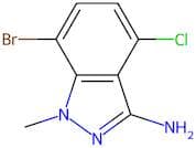 7-Bromo-4-chloro-1-methyl-1H-indazol-3-amine