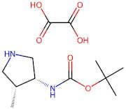 rel-tert-Butyl (3R,4R)-4-methylpyrrolidin-3-ylcarbamate oxalate