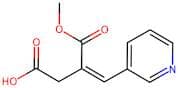 3-(Methyl carboxy)-4-(pyridin-3-yl)but-3-enoic acid