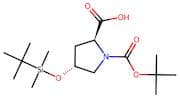 (2S,4R)-1-(tert-Butoxycarbonyl)-4-((tert-butyldimethylsilyl)oxy)pyrrolidine-2-carboxylic acid