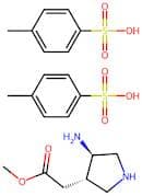Methyl 2-((3S,4R)-4-aminopyrrolidin-3-yl)acetate bis(4-methylbenzenesulfonate)