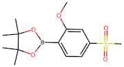 2-(2-Methoxy-4-(methylsulfonyl)phenyl)-4,4,5,5-tetramethyl-1,3,2-dioxaborolane