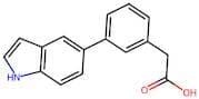 2-(3-(1h-Indol-5-yl)phenyl)aceticacid